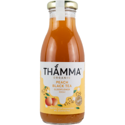 Βιολογικό Μαύρο Τσάι Ροδάκινο (Ice Tea) 300ml Thamma