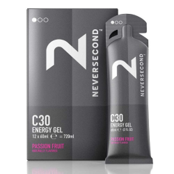 C30 Energy Gel Passion Fruit 12 x 60ml Neversecond