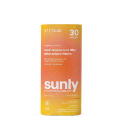 Attitude Sunly Mineral Sunscreen Stick SPF30 / Φυσικό Αντηλιακό Tropical 60g