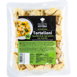 Εκλεκτή Κουζίνα Βιολογικά Φρέσκα Tortelloni με Ρικότα & Σπανάκι 250g