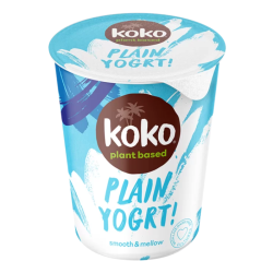Koko Dairy Free Επιδόρπιο Γιαουρτιού Καρύδα με Φυσική Γεύση  (χωρίς γλουτένη) 400g