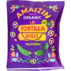 Amaizin Βιολογικά Τσίπς Καλαμποκιού ΄Tortilla Rolls 100g