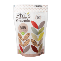 Phils Granola Βιολογική  Βανίλια - Σοκολάτα Γκρανόλα  275g