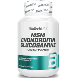 Biotech USA MSM Chondroitin Glucosamine 60 Tabs