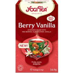Yogi Tea Βιολογικό Τσάι Berry Vanilla 17 Teabags