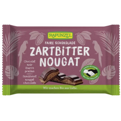 Rapunzel  Βιολογική Μαύρη Σοκολάτα Nougat 100g