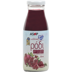 Asop Χυμός Ρόδι 100% Φυσικός  250ml