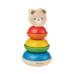 Plantoys Πυραμίδα Κρίκων Αρκουδάκι