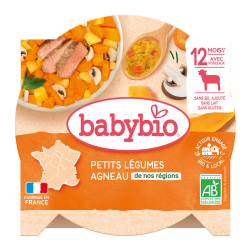 Babybio Βιολογικό Γεύμα Λαχανικών με Αρνί 230g