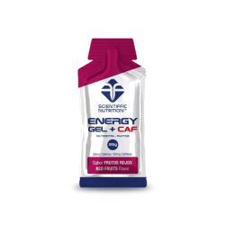 Scientiffic Nutrition Energy Gel + Caf Red Fruits 25g