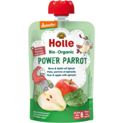 Ηolle Power Parrot Βιολογικός /Demeter Πουρές Φρούτων & Λαχανικών 100g