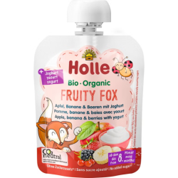 Holle Fruity Fox Βιολογικός Πουρές Φρούτων με Γιαούρτι 85g