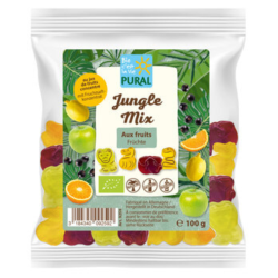 Pural Jungle Mix Βιολογικά Ζελεδάκια Φρούτων 100g