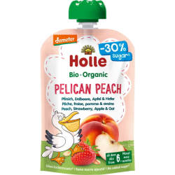 Holle Pelican Peach Βιολογικός /Demeter Πουρές Φρούτων 100g