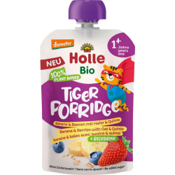 Holle Tiger Porridge Βιολογικός /Demeter Πουρές Φρούτων και Δημητριακών 110g