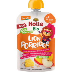 Holle Lion Porridge Βιολογικός /Demeter Πουρές Φρούτων με Δημητριακά 110g