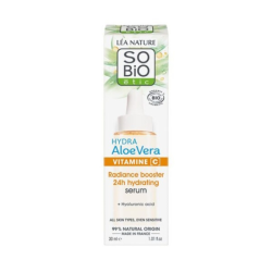 So Bio Ορός (Serum) Προσώπου Ενυδάτωσης 24 Ωρών με Βιταμίνη C & Αλόη 30ml