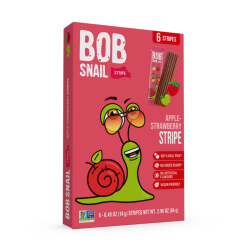 Bob Snail Λωρίδες Φρούτων Μήλο Φράουλα 100g