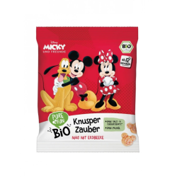 Pure & Fun Βιολογικό Σνακ Καλαμποκιού Mickey Φράουλα 30g
