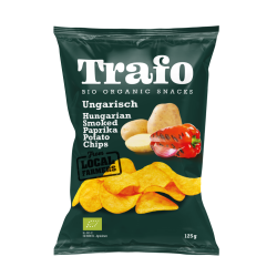 Trafo Hungarian Smoked Paprika Βιολογικά Τσιπς Πατάτας 125g