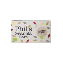 Phil's Granola Bar Almond Vanilla Bio 5x45g