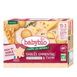 Babybio Βιολογικά Σνακ με Emmental & Θυμάρι 72g