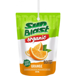 Sun Blast Bιολογικός Πορτοκάλι Μήλο 200ml