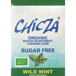 Chicza Βιολογική Τσίχλα Χωρίς Ζάχαρη Wild Mint  30g