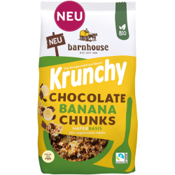 Barnhouse Krunchy Βρώμης με Κομμάτια Μπανάνας & Σοκολάτας  450g