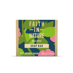 Faith in Nature  Άγριο Τριαντάφυλλο Σαπούνι σε Μπάρα 100g