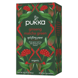 Pukka Βιολογικό Τσάι Ginseng Matcha Green 20 Tea Bags