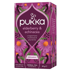 Pukka Βιολογικό Τσάι Elderberry & Echinacea  20 Tea Bags