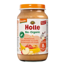 Holle Βιολογικό /Demeter Μούσλι Φρούτων (Birchemuesli) σε Βάζο 220g