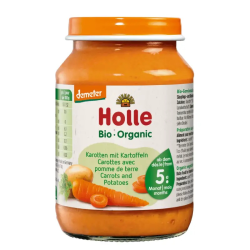 Holle Βιολογικό /Demeter Καρότο με Πατάτα σε Βάζο 190g