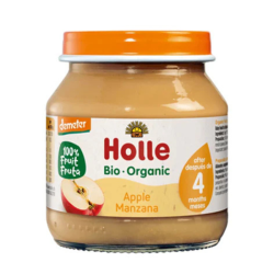 Holle Βιολογικό / Demeter Μήλο σε Βάζο 125g