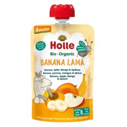 Holle Banana Lama Βιολογικός /Demeter Πουρές Φρούτων 100g