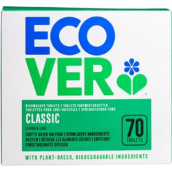 Ecover Κλασικές Ταμπλέτες Πλυντηρίου Πιάτων Lemon & Lime 70 tbs