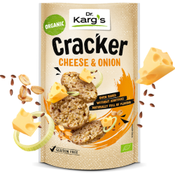 Dr. Karg's Βιολογικά Κράκερ με Τυρί & Κρεμμύδι Χωρίς Γλουτένη  85g