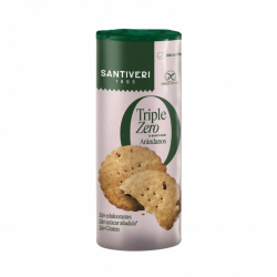 Santiveri Μπισκότα Βρώμης Ολικής Άλεσης με Cranberry Triple Zero Χωρίς Γλουτένη 200g