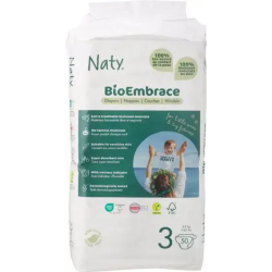 Naty Πάνα BioEmbrace 3  4-9kg  (50pcs)