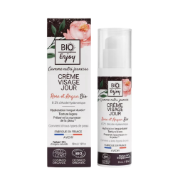 Bio Enjoy Βιολογική Κρέμα Ημέρας με Τριαντάφυλλο & Argan 50ml
