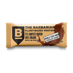 The Barbarian Βιολογική Μπάρα με Μάκα και Διπλή Επικάλυψη Σοκολάτας - 25% Πρωτεΐνη  68g