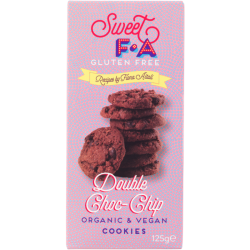 Sweet F.A Βιολογικά Μπισκότα Double Choc Chip Χωρίς Γλουτένη 125g