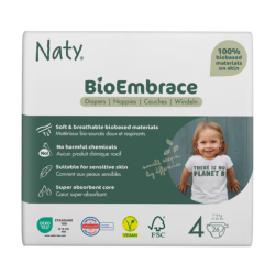 Naty BioEmbrace Οικολογικές Πάνες Νο 4  (7-18 κιλά)  26τμχ
