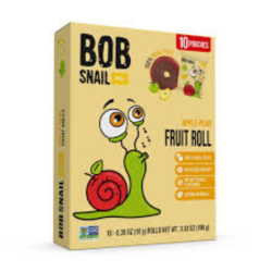 Bob Snail Λωρίδες Φρούτων Μήλο & Αχλάδι 100g