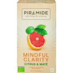 Piramide Τσάι με Βότανα Mindful Clarity - Citrus & Mate 20 Teabags