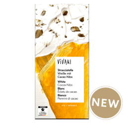Vivani Βιολογική Σοκολάτα Stracciatela με Cocoa Nibs 80g