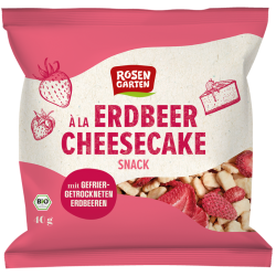 Rosengarten Βιολογικό Cheesecake-Snack με Φράουλα 40g