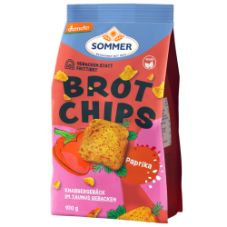 Sommer Βιολογικά / Demeter Bread Chips με Πάπρικα & Chili 100g