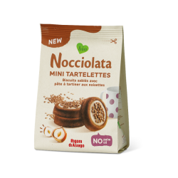 Nocciolata Μίνι Βιολογικά Ταρτάκια με Λευκή Σοκολάτα 250g